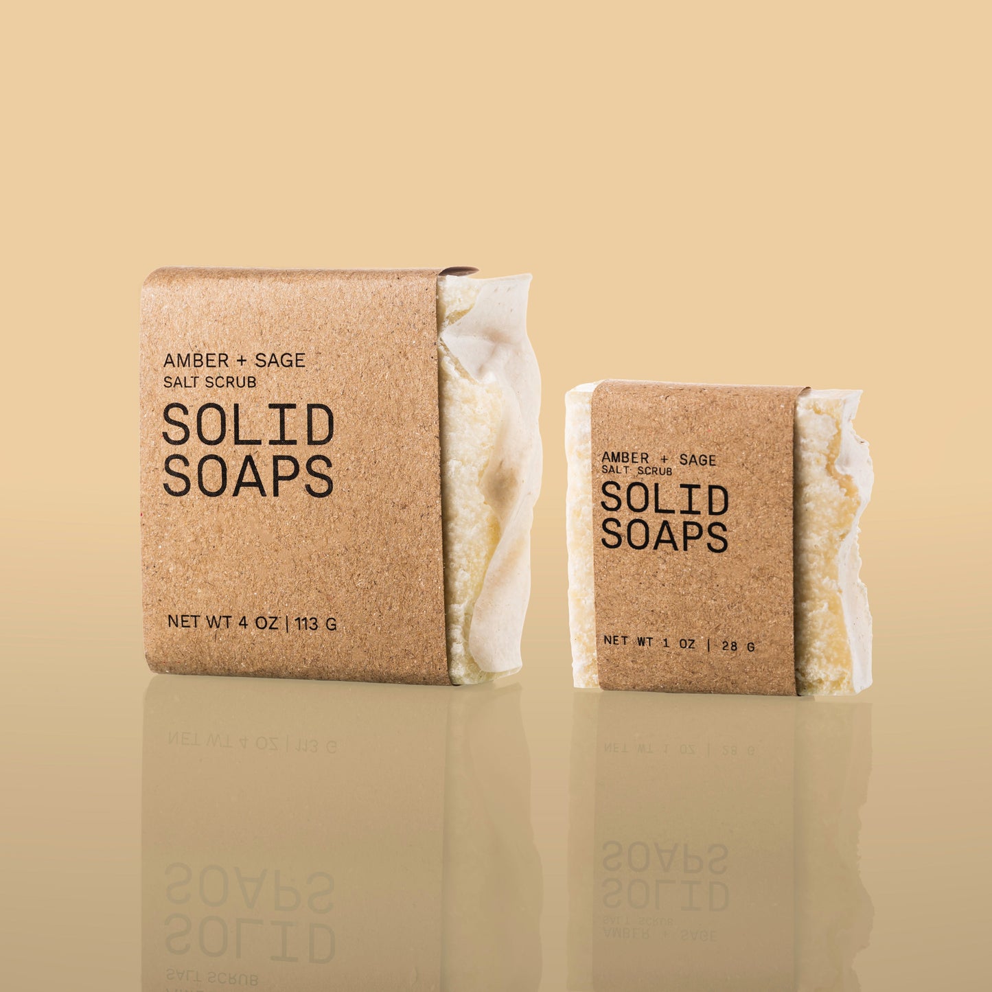 Amber + Sage Solid Soaps 4oz and 1oz