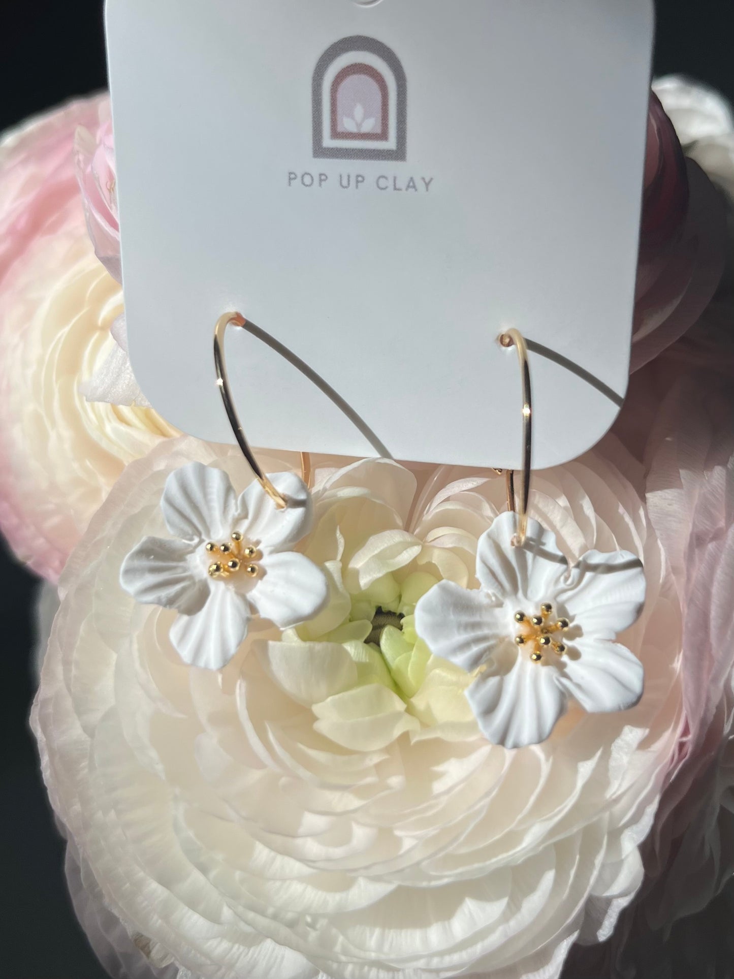 Jasmine Earrings by Pop Up Clay