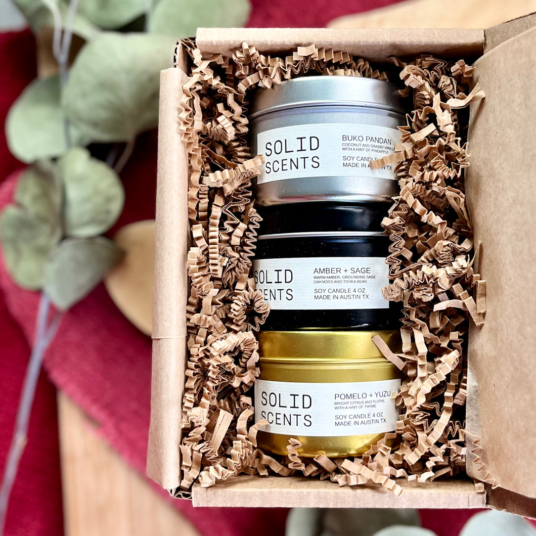 Solid Scents trio gift set