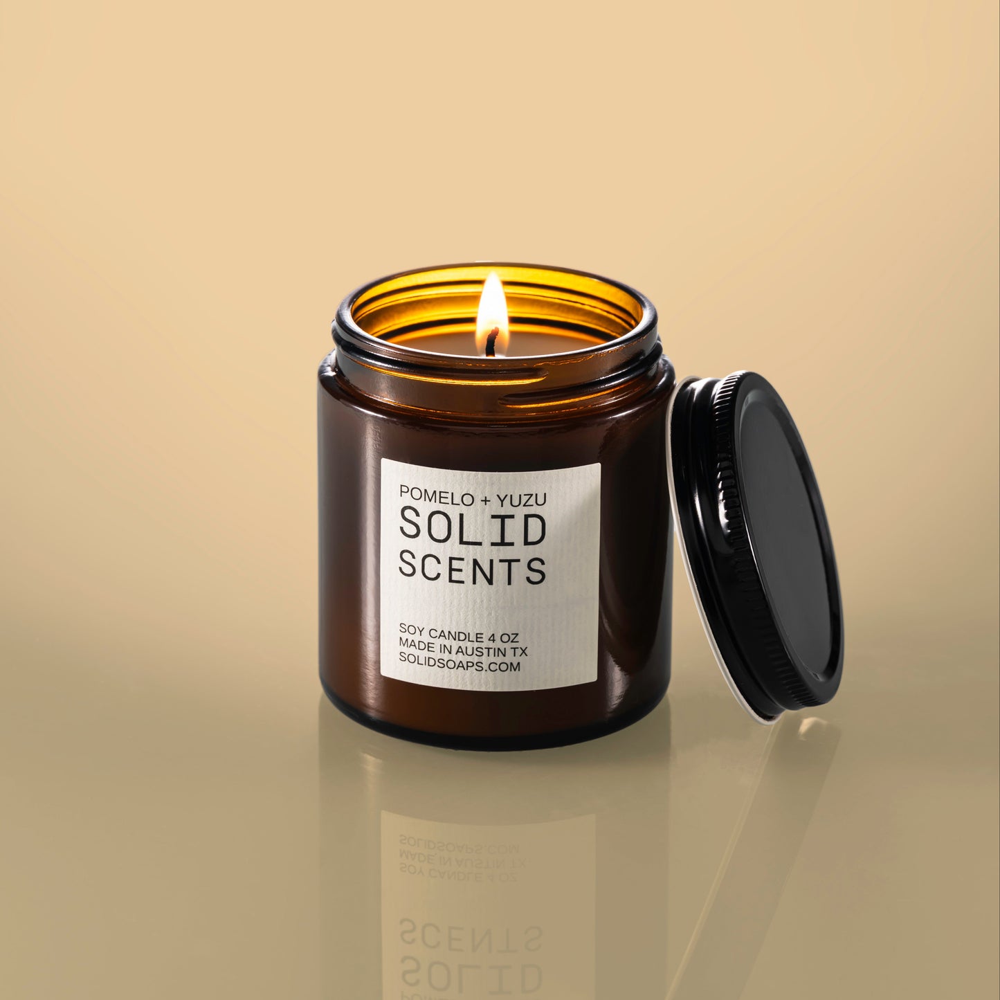 Pomelo Yuzu Solid Soaps SolidScents 4oz candle