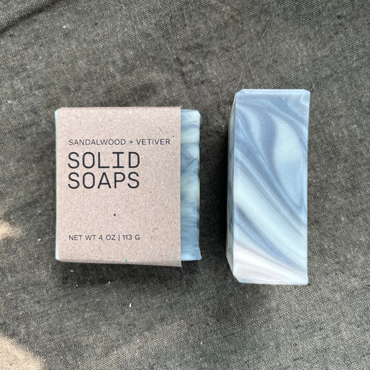 Solid Soaps Sandalwood Vetiver