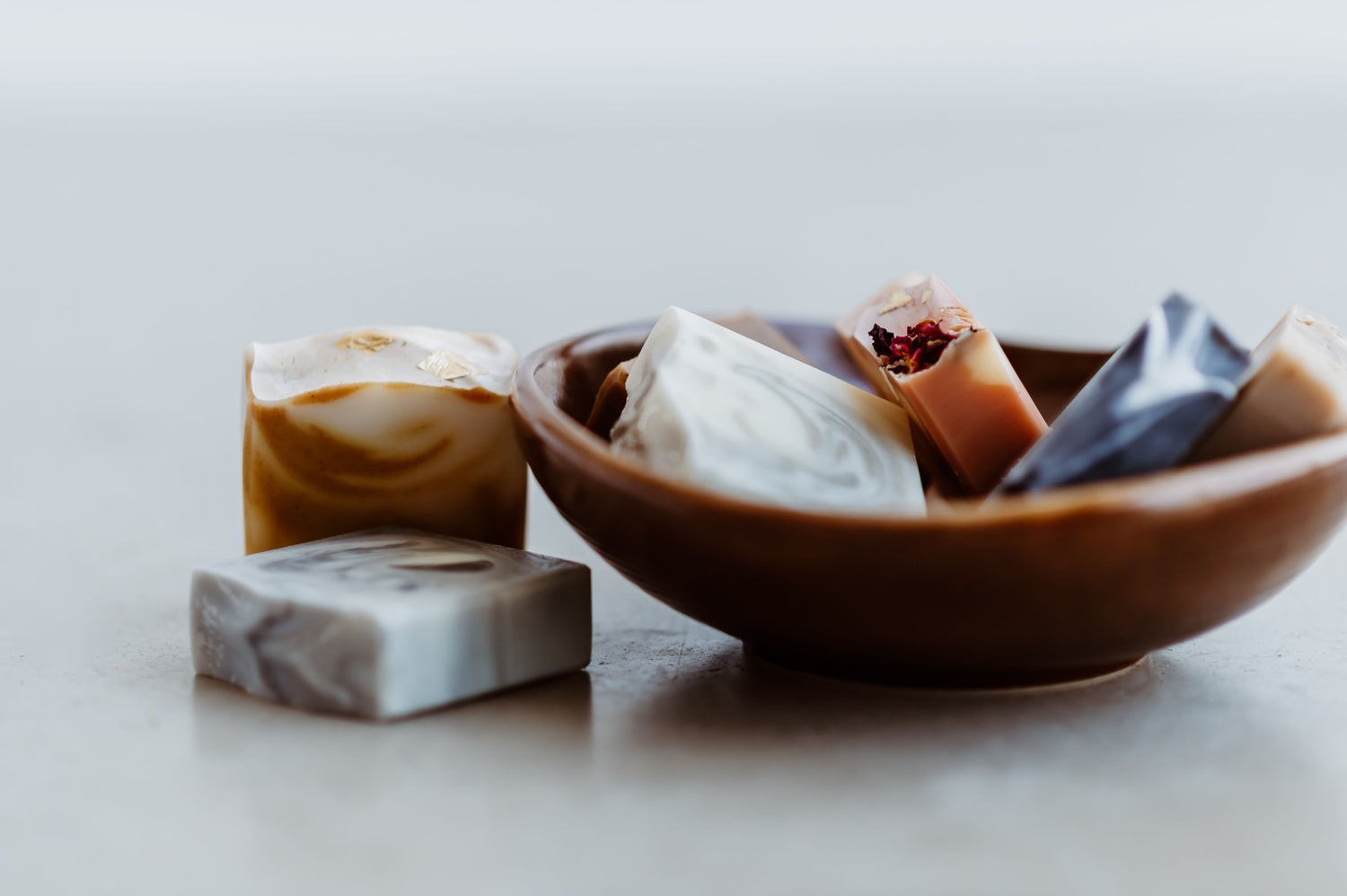 Solid Soaps in bowl