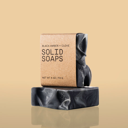 Black Amber Clove Solid Soaps