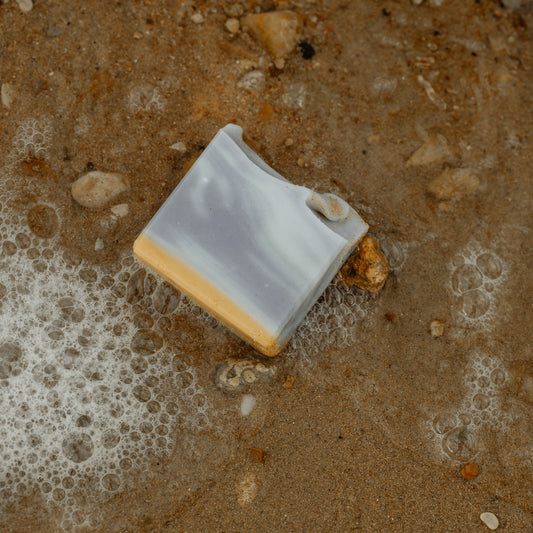 Solid Soaps Alon soap on beach